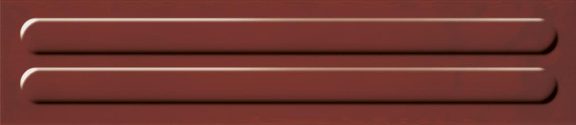 Плитка Paradyz Monpelli Wine Cegielka Struktura D Polysk 6.5x29.8 см, поверхность глянец