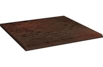 Плитка Paradyz Semir Brown Stopnica Prosta 30x30 см, поверхность матовая