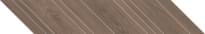 Плитка Paradyz Wildland Dark Dekor Chevron Prawy 14.8x88.8 см, поверхность матовая, рельефная