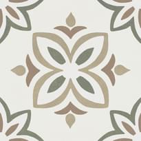Плитка Peronda Harmony Provenza Green Bloom 22.3x22.3 см, поверхность матовая