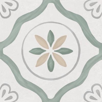 Peronda Harmony Sirocco Green Petals 22.3x22.3