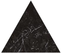 Плитка Peronda Museum Marquina Triangulo Black Ep 17.2x15 см, поверхность полированная