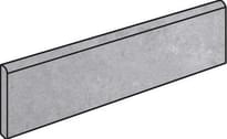 Плитка Peronda Ground Rodapie Grey Ap 8x60 см, поверхность полуполированная, рельефная