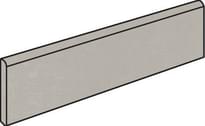 Плитка Peronda Ground Rodapie Silver 8x45.6 см, поверхность матовая