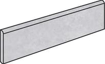 Плитка Peronda Ground Rodapie Silver Ap 8x60 см, поверхность полуполированная, рельефная