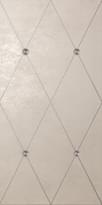 Плитка Petracers Ad Maiora Rhombus Fregio Platino Su Beige 50x100 см, поверхность полуматовая