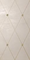 Плитка Petracers Ad Maiora Rhombus Fregio-Swarovsky Oro Beige 50x100 см, поверхность полуматовая