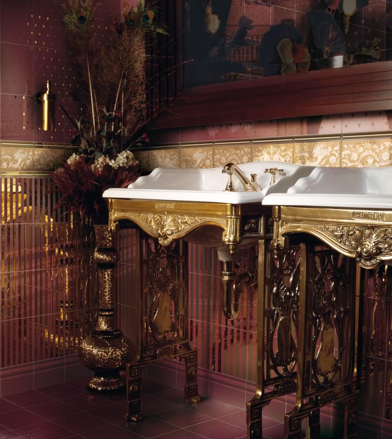 керамика фабрики Petracers коллекция Grand Elegance Gold