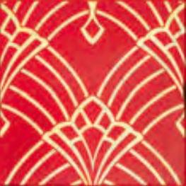 Petracers Grand Elegance Rubino Deco Lampone Oro Cromo 20x20