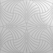 Плитка Petracers Swing Piuma Bianco Su Bianco Matt 60x60 см, поверхность матовая