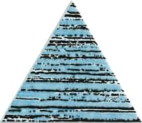 Плитка Petracers Triangolo L Arte Azzurro 17x17 см, поверхность глянец