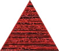 Плитка Petracers Triangolo L Arte Rosso 17x17 см, поверхность глянец