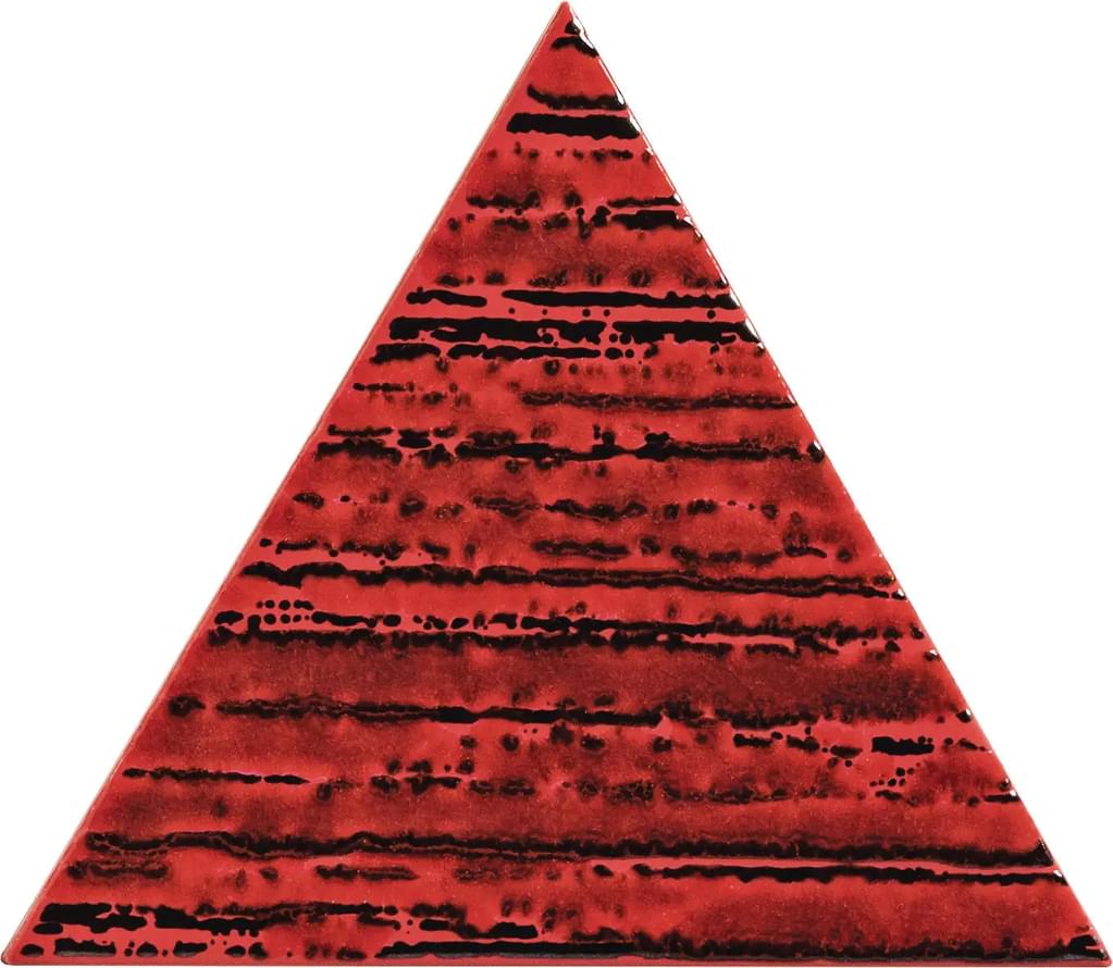 Petracers Triangolo L Arte Rosso 17x17