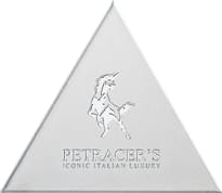Плитка Petracers Triangolo Logo Su Platino Matt 17x17 см, поверхность матовая