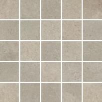 Плитка Piemme Ceramiche Bits And Pieces Pearl Gray Mosaico Nat-Ret 30x30 см, поверхность матовая, рельефная