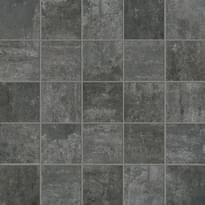 Плитка Piemme Ceramiche Castlestone Mosaico Black Ret 30x30 см, поверхность матовая, рельефная
