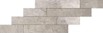 Плитка Piemme Ceramiche Stone Concept Brick Mix Grigio Ret 29x59 см, поверхность матовая, рельефная