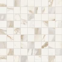 Плитка Piemme Valentino Majestic Pure Mosaico Calacatta Lev Ret 30x30 см, поверхность полированная