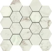 Плитка Piemme Valentino Majestic Hexagon Imperial Pearl Lev 34x36 см, поверхность полированная