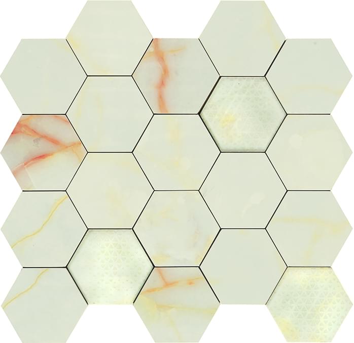 Piemme Valentino Majestic Hexagon Onyx 34x36