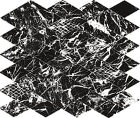 Плитка Piemme Valentino Majestic Net Glam Black Lev 31x35 см, поверхность полированная