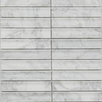 Плитка Pixel Mosaic Венеция Bianco Carrara Concave 30.5x31.8 см, поверхность матовая