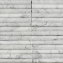 Плитка Pixel Mosaic Венеция Bianco Carrara Convex 30x30.5 см, поверхность матовая