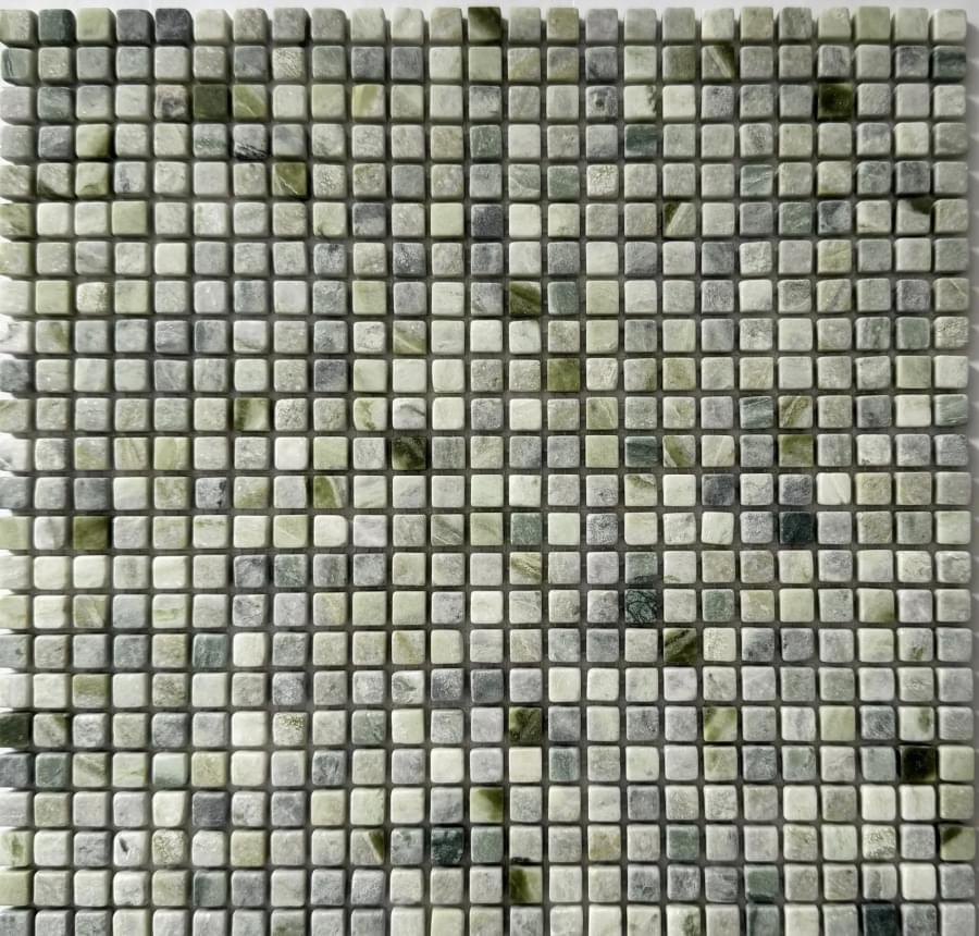 Плитка Pixel Mosaic Венеция Jet Green Матовая 30.5x30.5 см, поверхность матовая