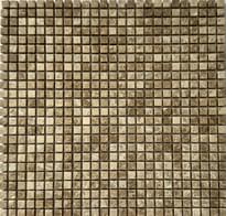 Плитка Pixel Mosaic Венеция Light Emperador Матовая 30.5x30.5 см, поверхность матовая