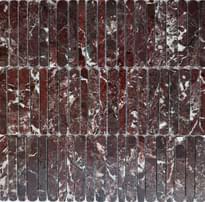 Плитка Pixel Mosaic Венеция Rosso Levanto Полированная 30.5x30.5 см, поверхность полированная