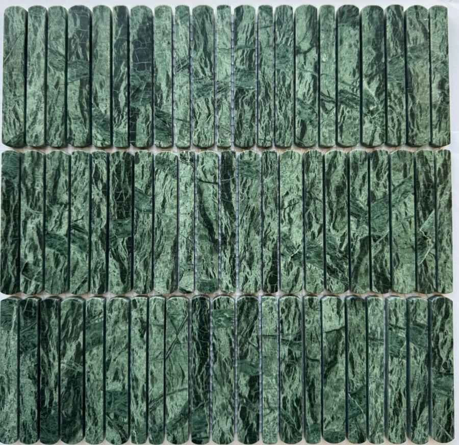 Плитка Pixel Mosaic Венеция Spider Green Полированная 30.5x30.5 см, поверхность полированная