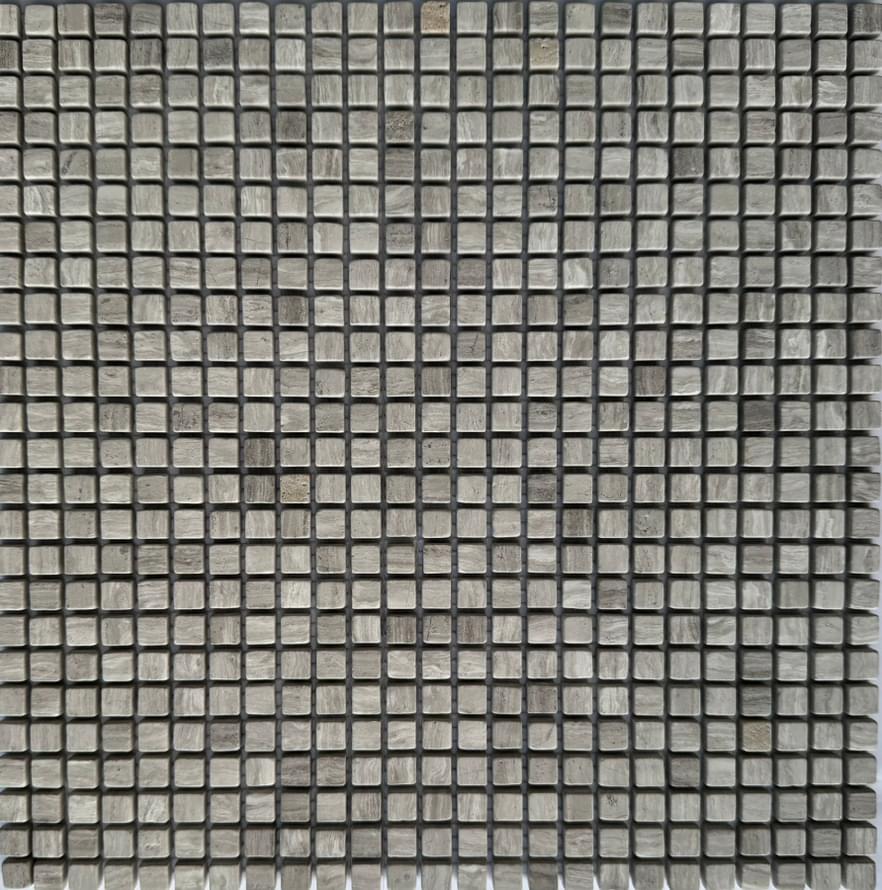 Плитка Pixel Mosaic Венеция White Wooden Матовая 30.5x30.5 см, поверхность матовая