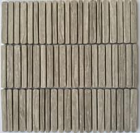 Плитка Pixel Mosaic Венеция White Wooden Полированная 30.5x30.5 см, поверхность полированная
