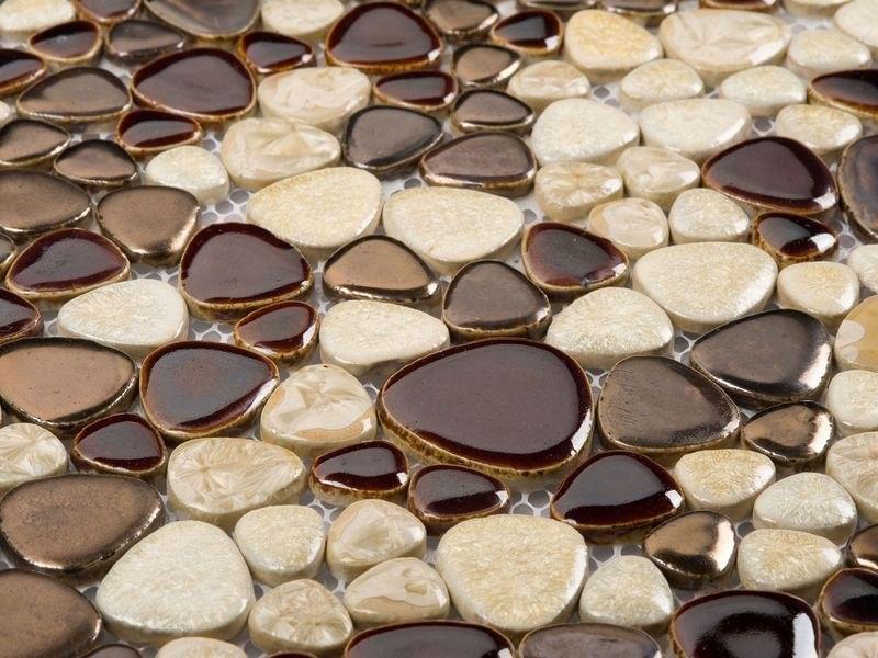 камень фабрики Pixel Mosaic коллекция Галька