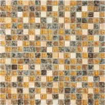 Плитка Pixel Mosaic Камень и Стекло PIX704 30x30 см, поверхность микс