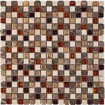 Плитка Pixel Mosaic Камень и Стекло PIX721 30x30 см, поверхность микс