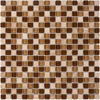 Плитка Pixel Mosaic Камень и Стекло PIX737 30x30 см, поверхность микс