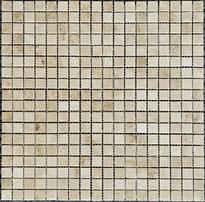 Плитка Pixel Mosaic Мрамор Cappucino 15х15 мм Полированная 30.5x30.5 см, поверхность полированная