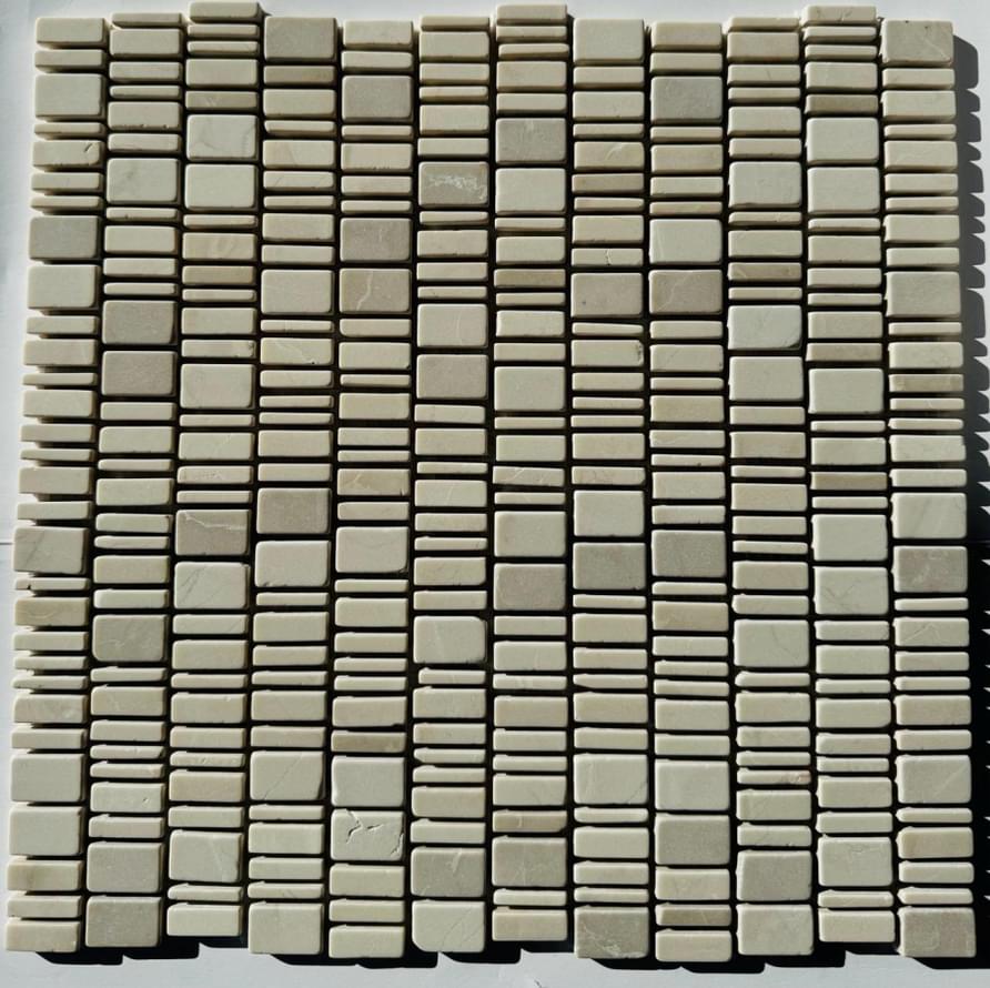 Pixel Mosaic Мрамор Cream Nova Матовая 30.7x31
