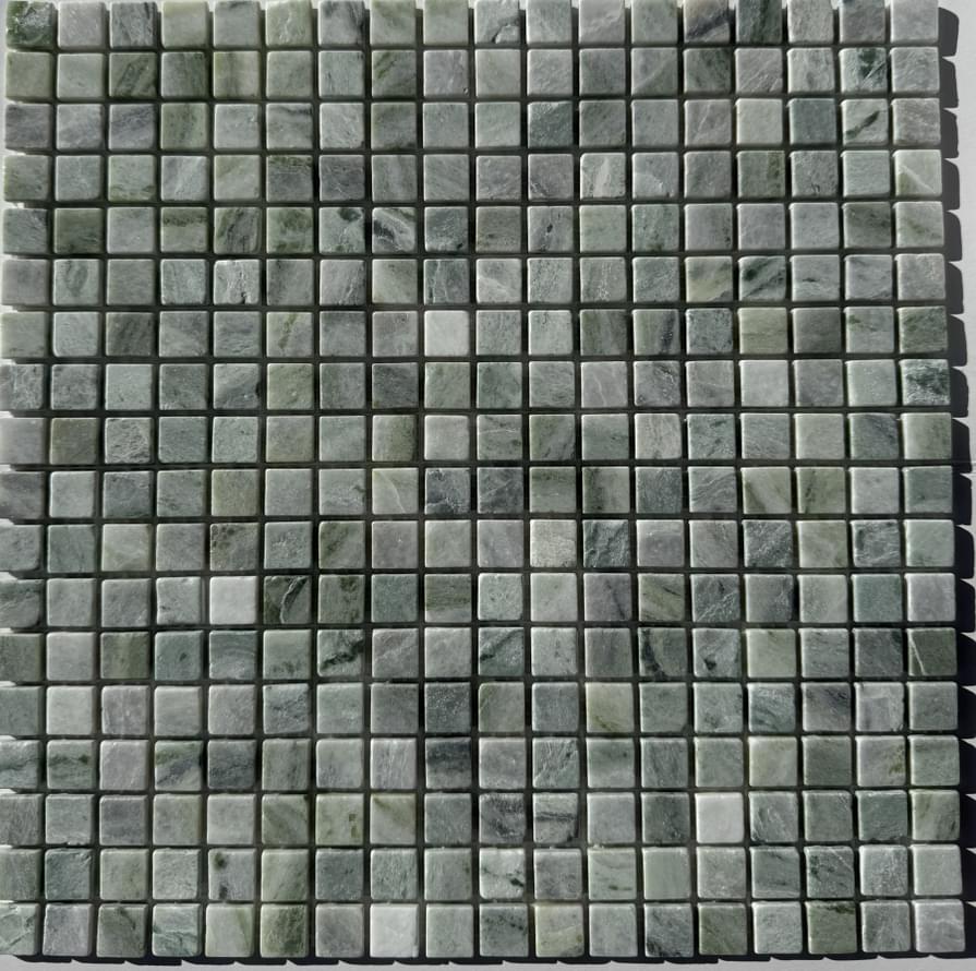 Pixel Mosaic Мрамор Jet Green 15х15 Матовая 30.5x30.5