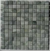 Плитка Pixel Mosaic Мрамор Jet Green 23x23 Матовая 30.5x30.5 см, поверхность матовая