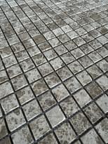 Плитка Pixel Mosaic Мрамор Light Emperador 23x23 30.5x30.5 см, поверхность матовая