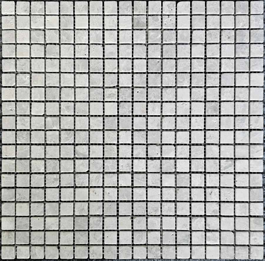 Pixel Mosaic Мрамор Tundra Grey 15х15 мм Матовая 30.5x30.5