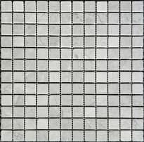 Плитка Pixel Mosaic Мрамор Tundra Grey 23х23 мм Матовая 30.5x30.5 см, поверхность матовая