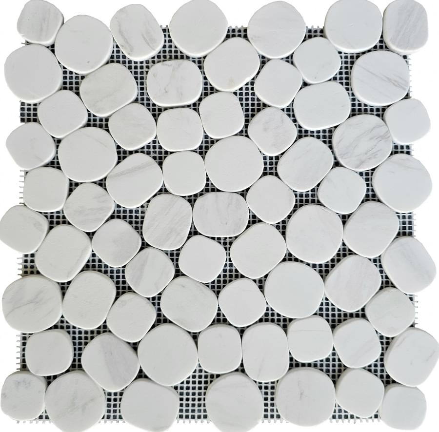 Pixel Mosaic Мрамор Volakas White 30x30