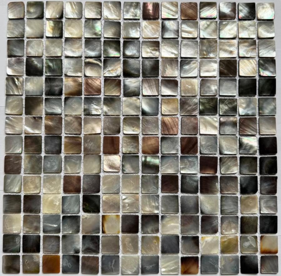 Плитка Pixel Mosaic Перламутр Чип 20Х20 мм 30.5x30.5 см, поверхность глянец