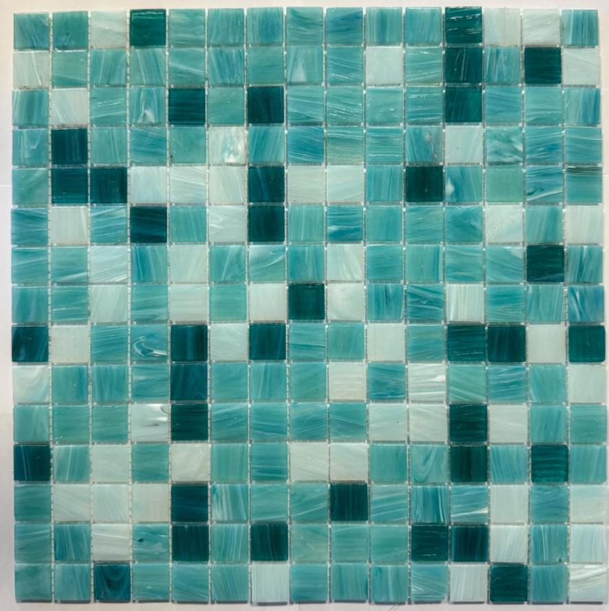 Плитка Pixel Mosaic Стекло Pix 136 Чип 20X20 мм Бумага 31.6x31.6 см, поверхность глянец