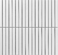 Плитка Porcelain Mosaic Strip Mosaic 1.5Х14.5 Белый Матовый 29.4x31.3 см, поверхность матовая