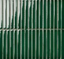 Плитка Porcelain Mosaic Strip Mosaic 1.5Х14.5 Зеленый Глянцевый Y15F340 29.4x31.3 см, поверхность глянец