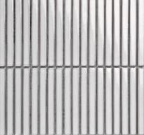 Плитка Porcelain Mosaic Strip Mosaic 1.5Х14.5 Светло Серый Глянцевый 29.4x31.3 см, поверхность глянец
